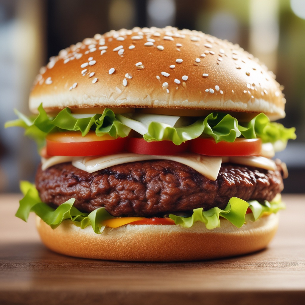 Juicy McDonald's Burger